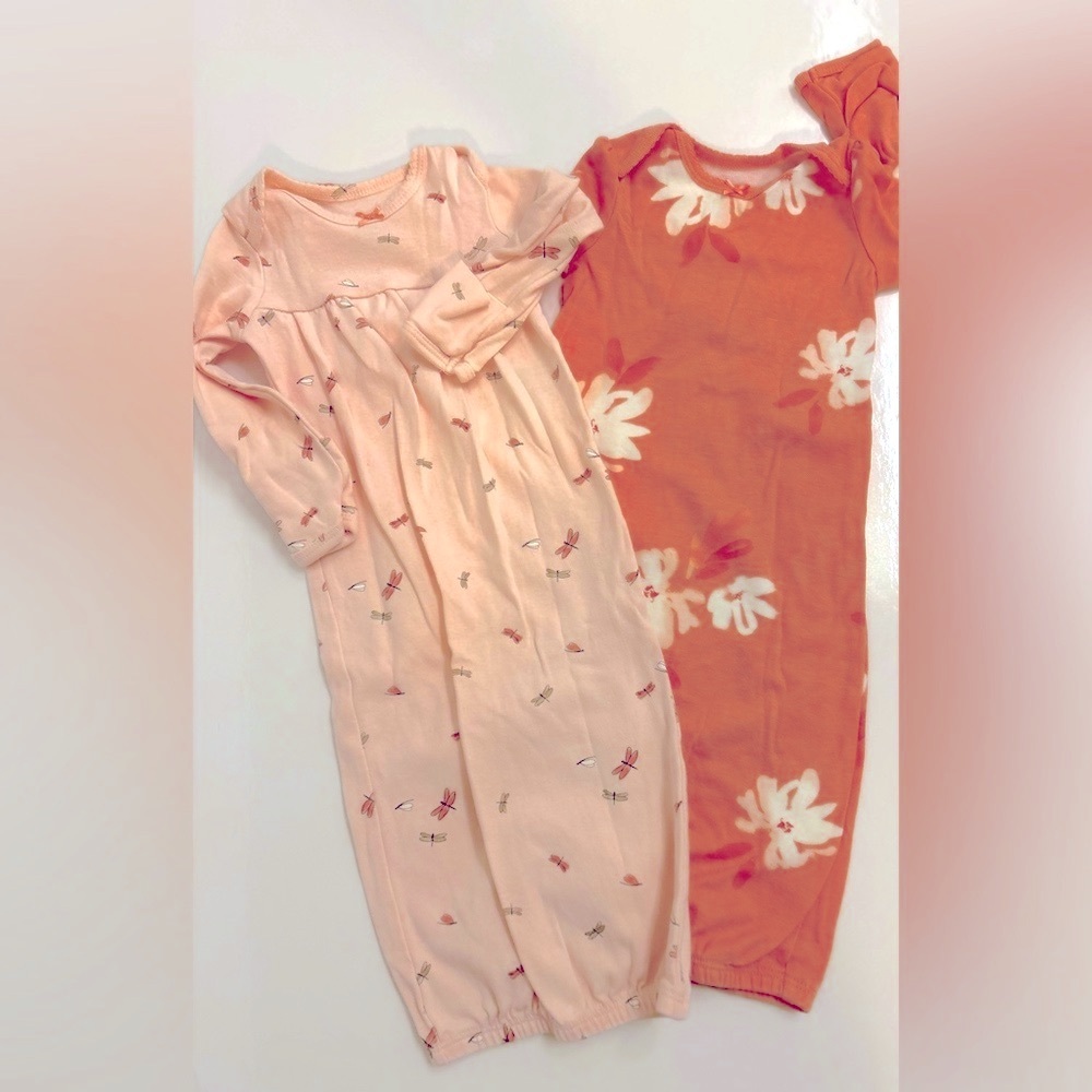 Carter’s Floral and Dragonfly Print Baby Pajamas